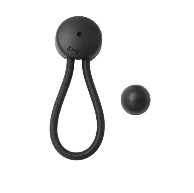 Nylon plastic fastener black plastic lock cover for canvas fabric fastener