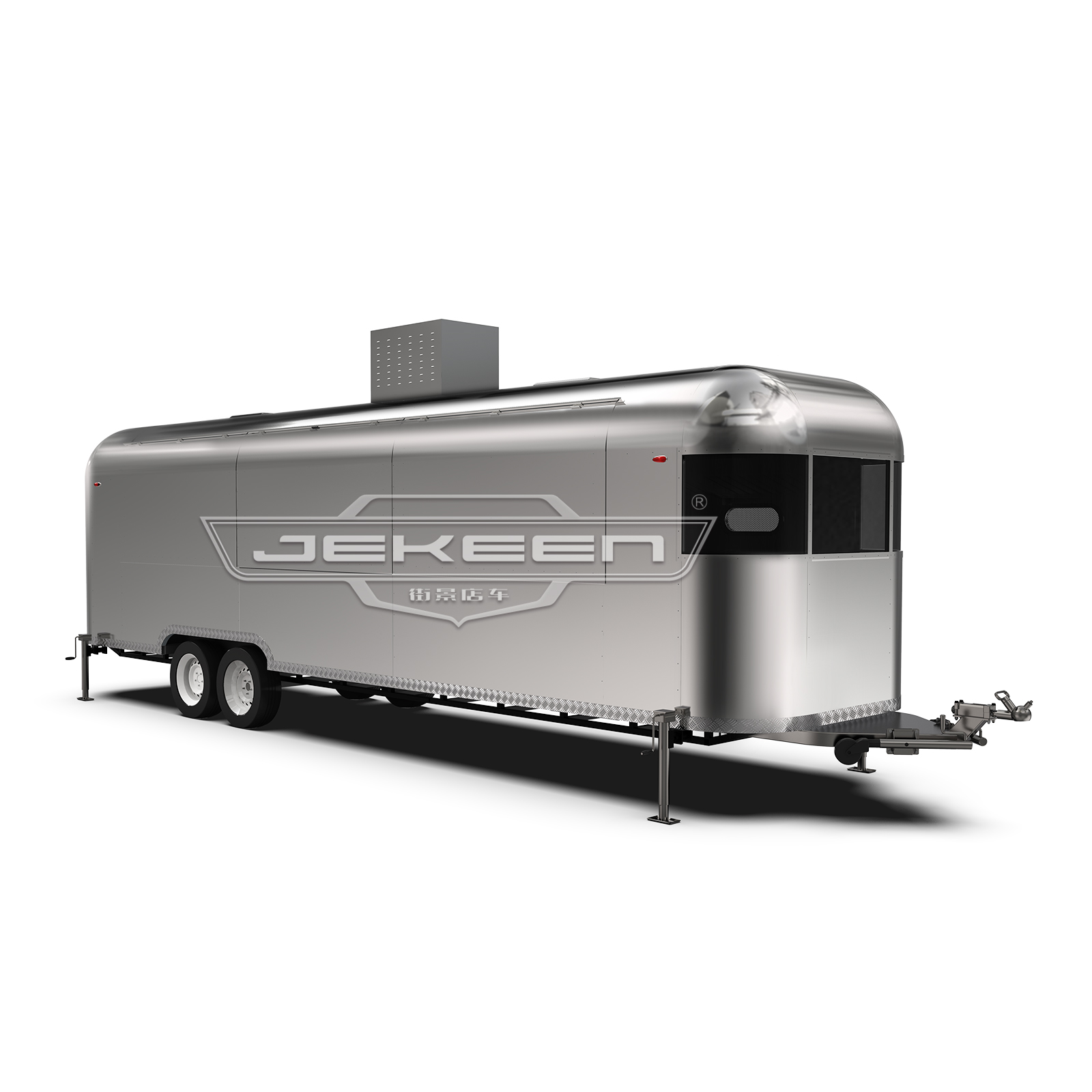 JEKEEN AirStream food truck camp kitchen trailer with sanck machine and equipment of Sott-8