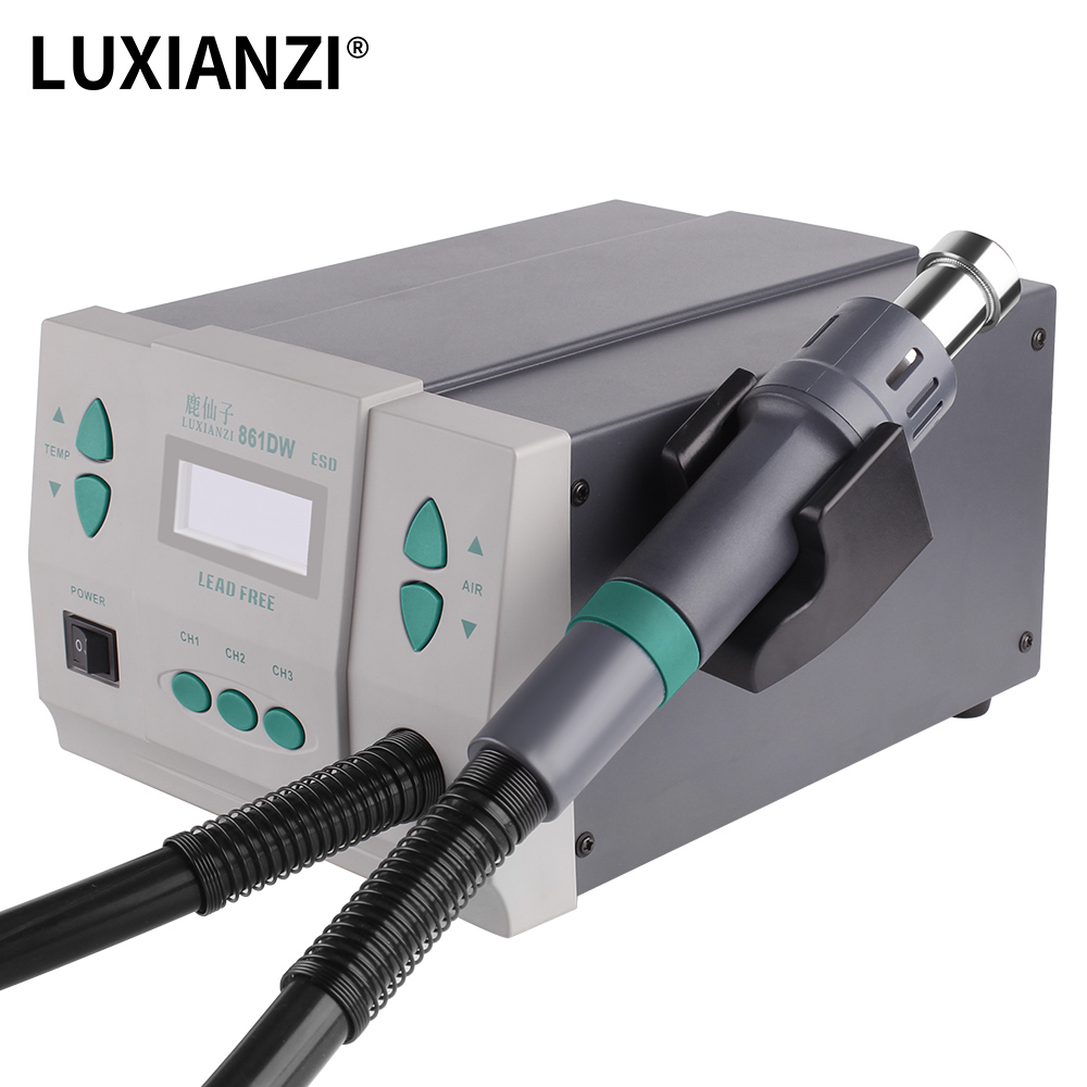 Прямая поставка с завода LUXIANZI, пистолет горячего воздуха 850A, паяльная станция, ремонтная паяльная станция, электронный ремонт