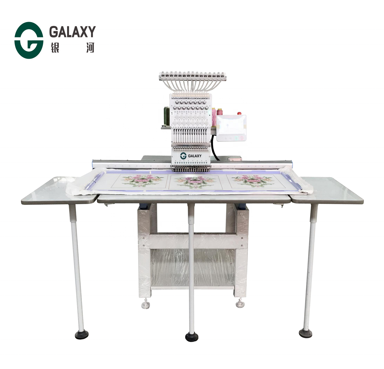 Высокоскоростной компьютер Galaxy с одной головкой, многофункциональный аппарат для футболок и одежды 500x1200 мм