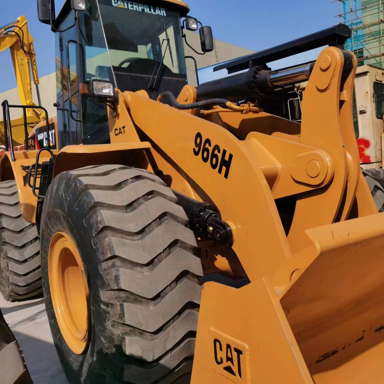 Погрузчик Подержанный CAT 966h колесный и подержанный гусеничный погрузчик 966 950 по низкой цене для продажи