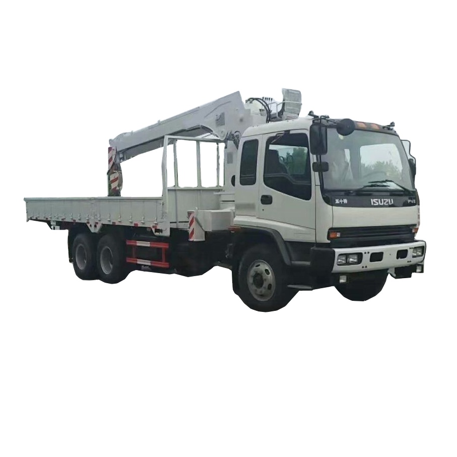 Cheap 15 ton truck Crane with Military quality 6*4 NEW SQ12SK4Q straight boom Crane for Sale