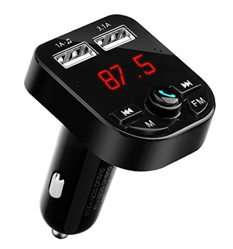 Бесплатная доставка, автомобильный комплект BT, fm-передатчик, mp3-плеер, беспроводной медиаплеер, автомобильное двойное зарядное устройство Usb