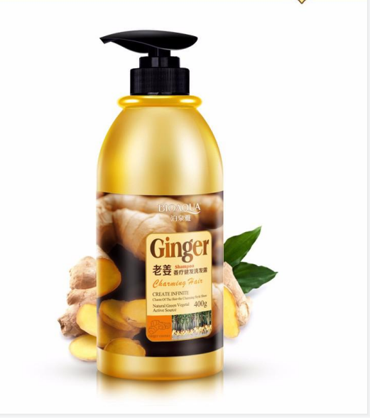 Natural Herbal Ginger Shampoo and Conditional Anti Hair Loss and Hair Growth Fast For Oil Control Hair Care