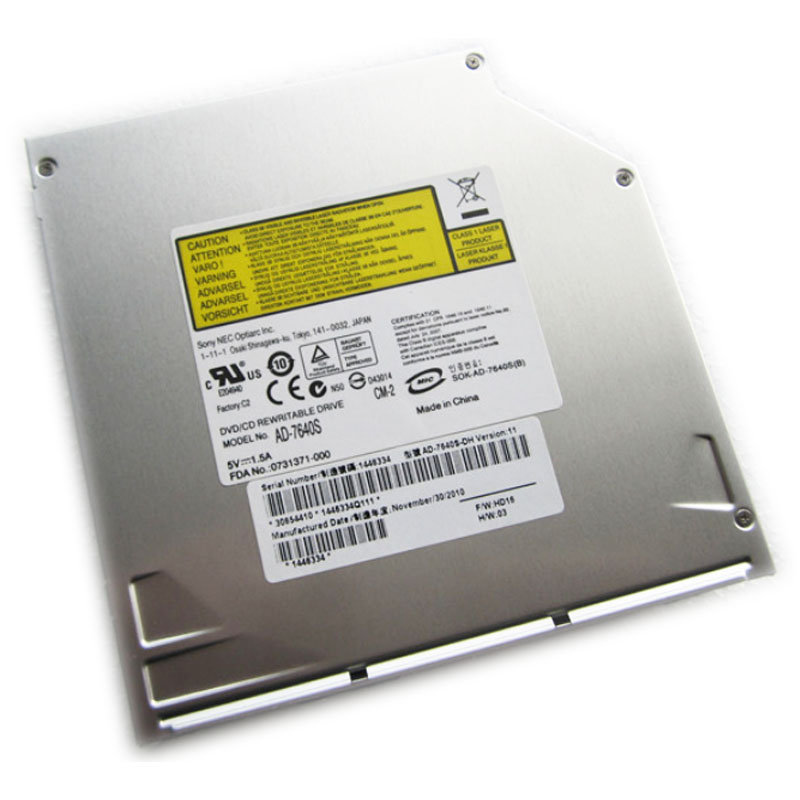 Optiarc AD-7640S SATA слот нагрузки двойной чехол повышенной прочности с DVD + R/RW RAM горелки привод ноутбука компакт-дисков DVD Brenner Laufwerk езды на автомобиле