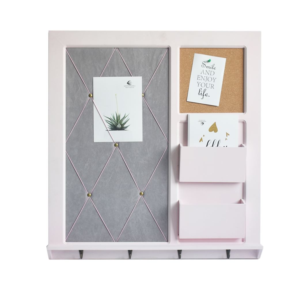 Hot sale photo memo board white frame