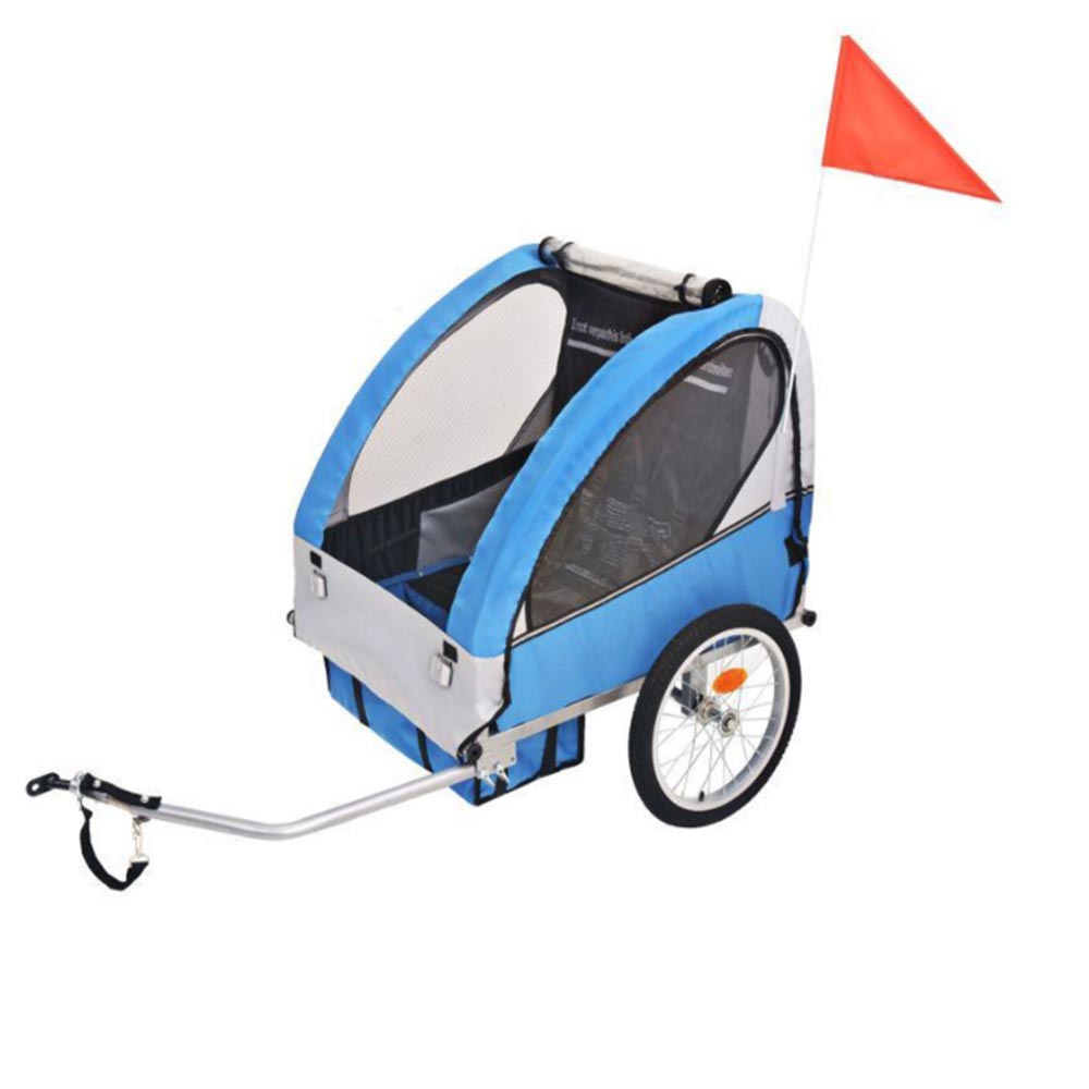Children Foldable Traveling Bicycle Trailer