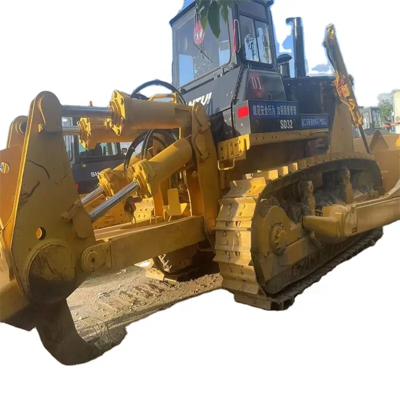 Бульдозер 320 Shantui Подержанный, оригинальный, двигатель Cummins, б/у, бульдозер Shantui SD32 для продажи