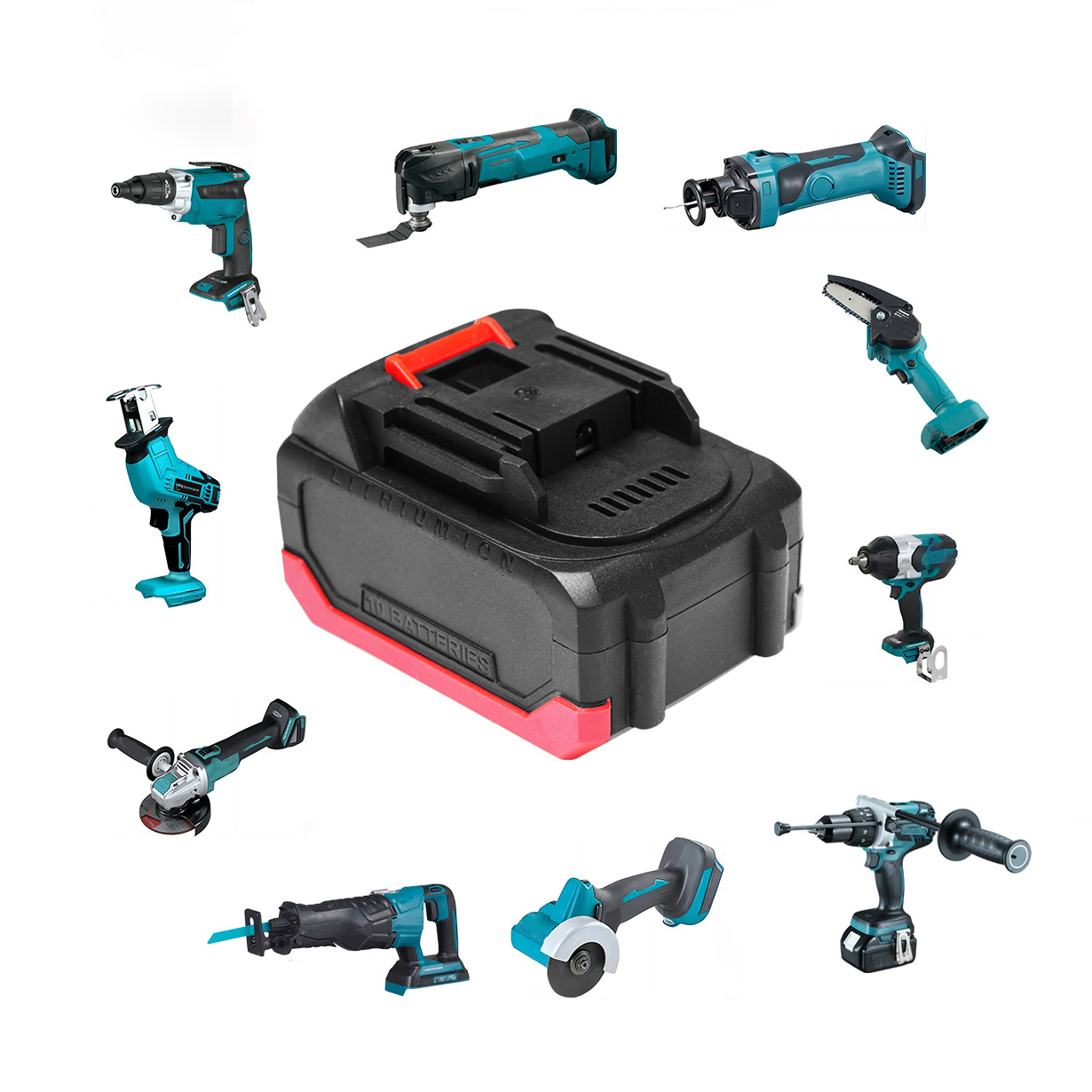Maki 18V Lithium Ion Battery 3AH 4AH 5AH Charger And Drill Power Tools Application