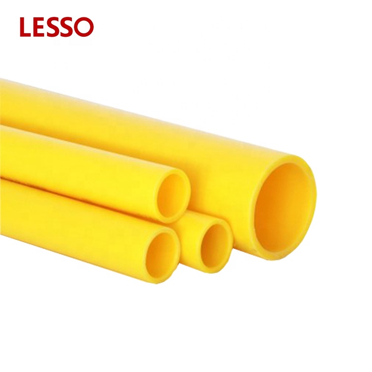 LESSO ISO 4437 стандартная серия ПЭ газовая труба желтая газовая труба