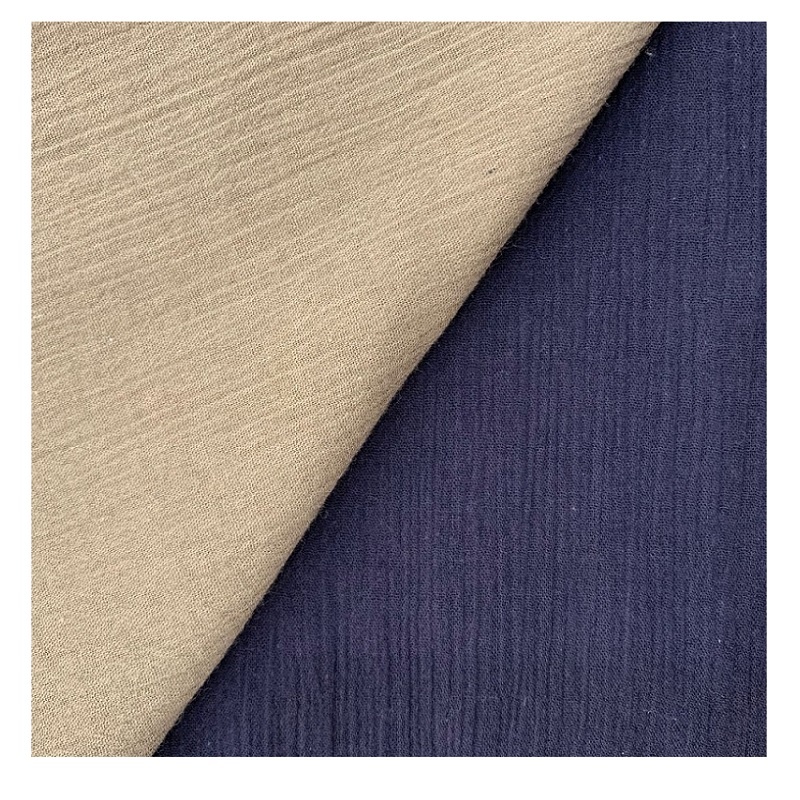 Chinese manufacturers produce all cotton crepe with low price, good quality and soft handle, suitable for all kinds of women's f