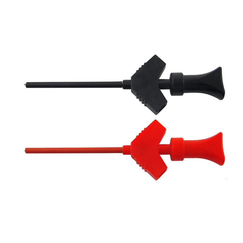 Мини Анализатор Grabber красный/черный зажим для проверки ИС SMD клип джемпер Probe тестирование аксессуары комплект из 2 предметов
