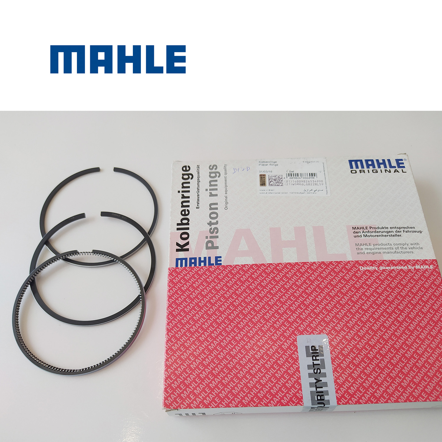 Оригинальное качество запчастей дизельного двигателя MAHLE D12D поршневое кольцо OE 03879NO подать заявку на экскаватор VOLVO EC360BLC