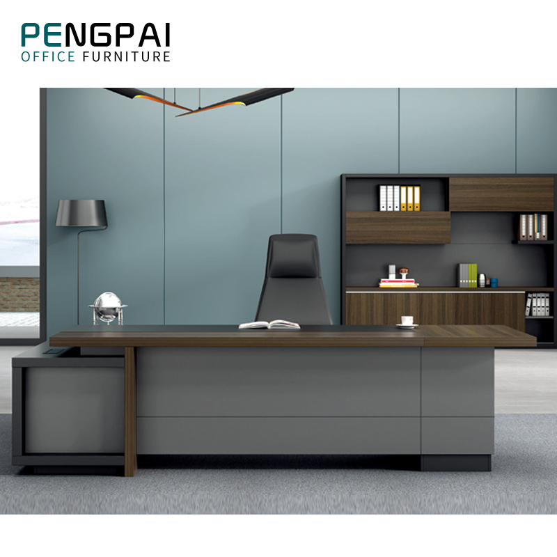 Pengpai офисная мебель из меламинового материала, Рабочий стол для офиса из дерева