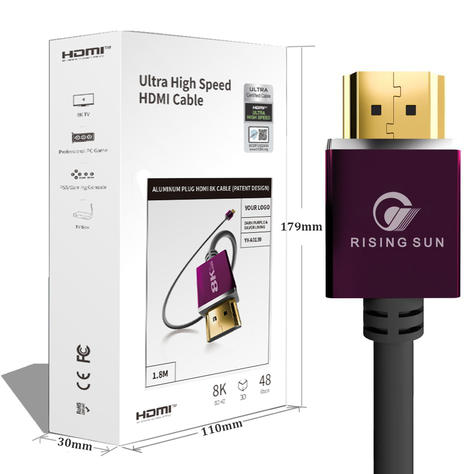 OEM & ODM позолоченный Высокоскоростной HDMI кабель Поддержка 3D 8K 4K 2160P