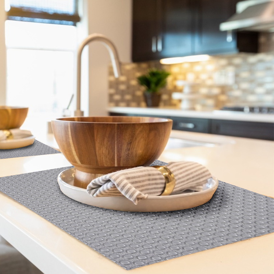 Food grade EVA Washable Durable Non-Adhesive Grey/colorful EVA Anti-skid Placemats