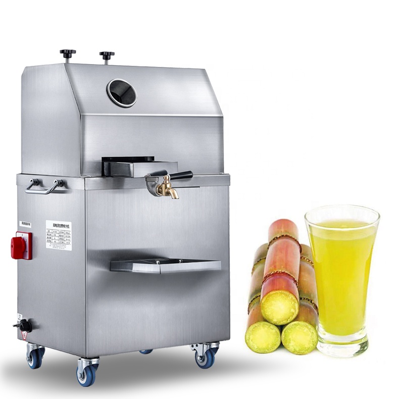 Stainless Steel Sugarcane Juicer Machine Commercial Sugar Cane Press Juice Squeezing Extracting Extractor