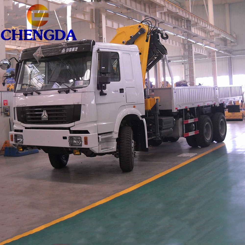6*4 8*4 12 25 50 Ton Hydraulic Pickup Construction Mobile Truck With Mounted Lift Crane
