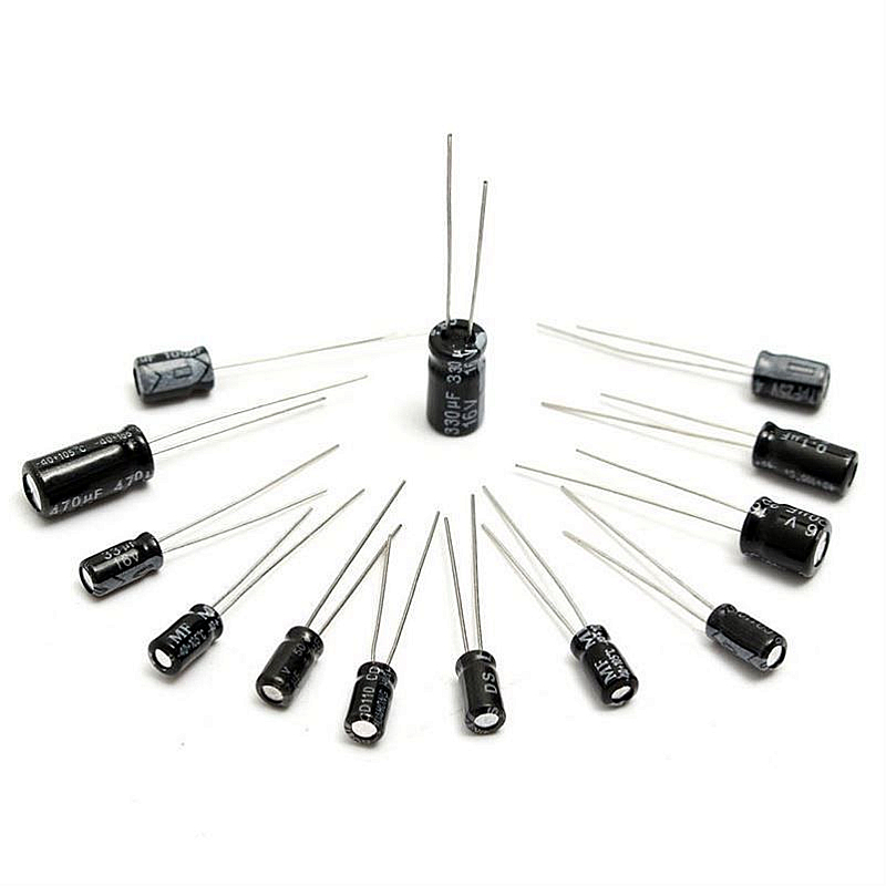 Внутриканальный электролитический конденсатор 10 мкФ 10V 16V 25V 35V 50V 100V 250V 400V 450V Высокое качество