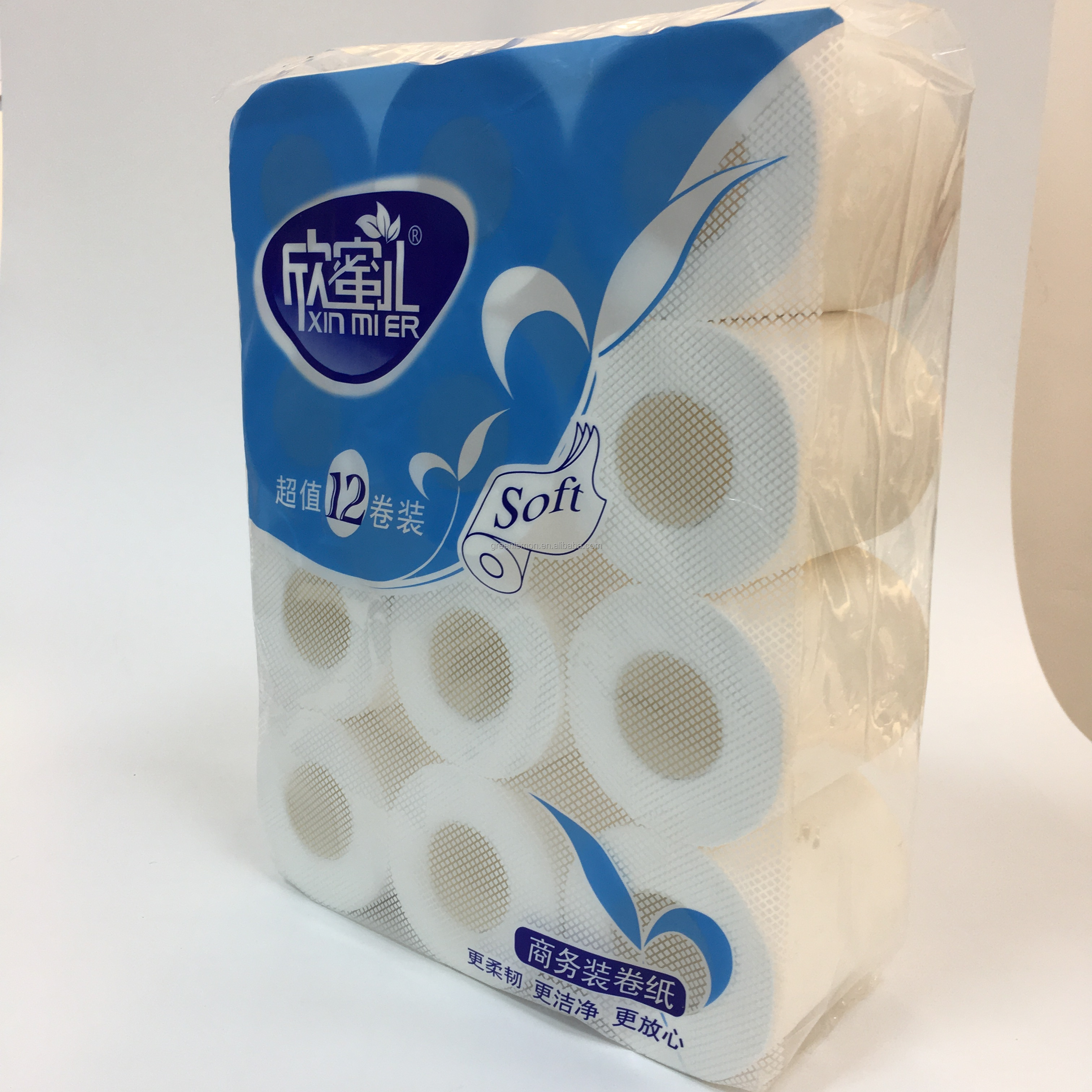 OEM Малый размер рулон туалетной бумаги/papier de toilet bonne qualiter prix de l'usine
