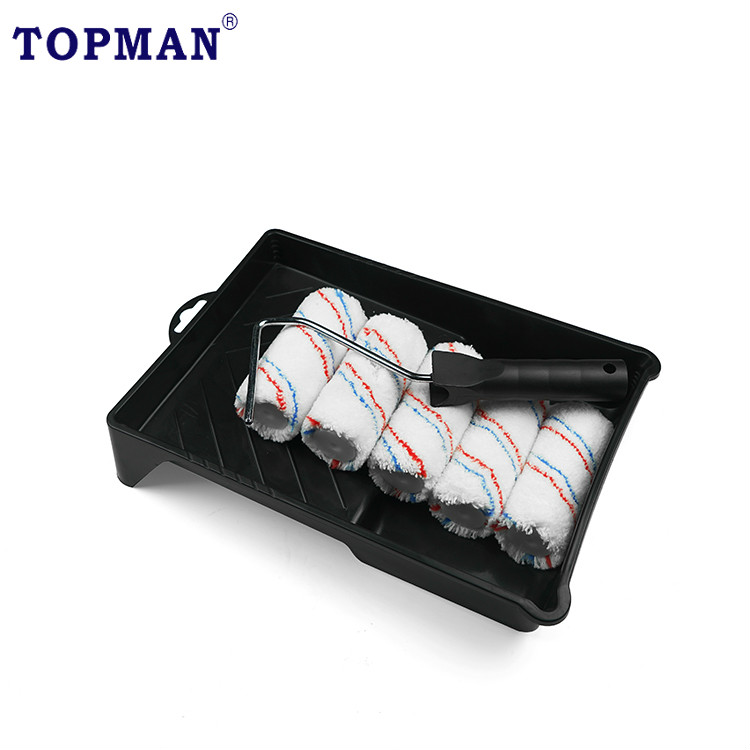 Topman 7 шт. микрофибра jumbo mini rollr запасной мини-роллр рамка и лоток для краски набор