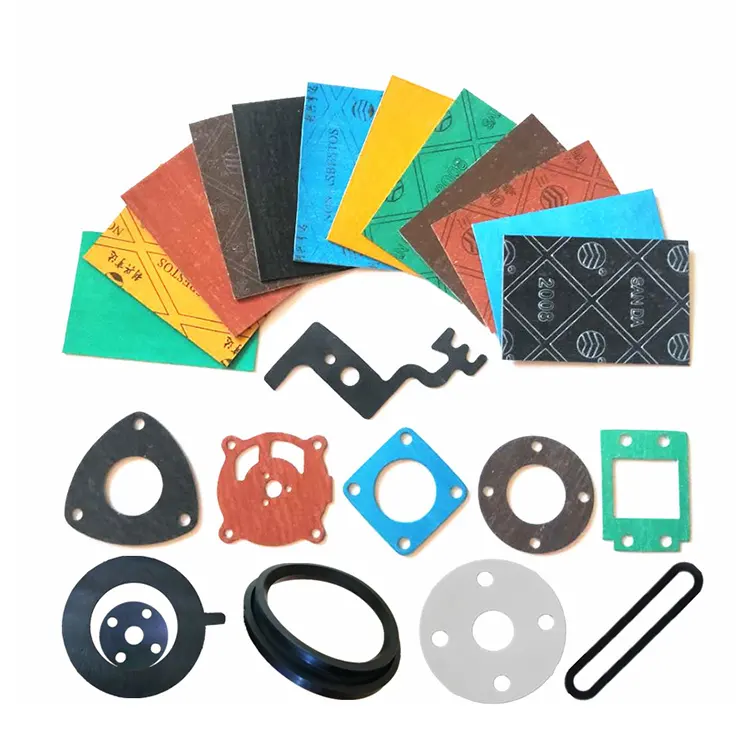 high  performance colorful customized Non Asbestos rubber Gasket sheet with Compressed Jointing