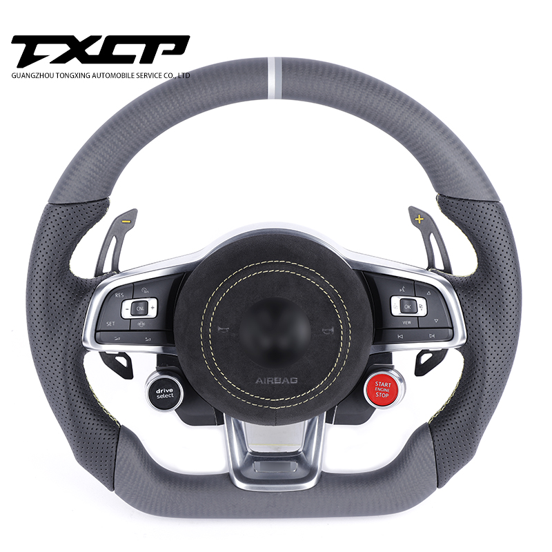 Автомобильный руль MK7 GTI из углеродного волокна для Volkswagen Golf MK7 GTI DSG/для VW Golf R