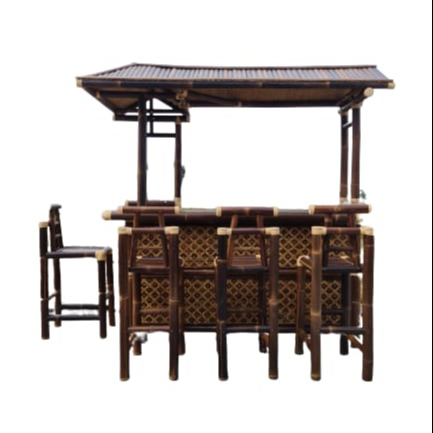 Large Bar Set with 4 Bar Chair Stand Home Bartender Tool Kit