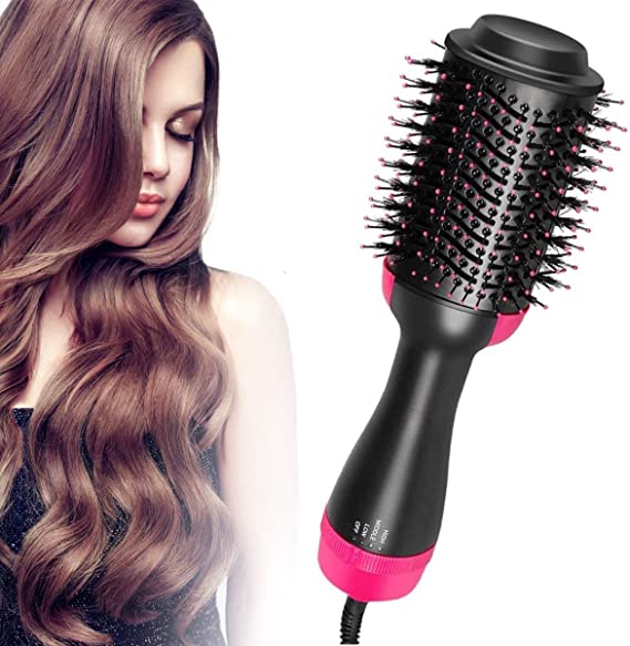 3in1 Styler Hair Dryer&Volumizer Negative Ionic Blow Dryer Brush 3 Gears Thermostat Fast Drying Styling Hot Air Hair Dryer Brush