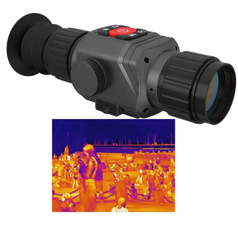 Thermal Camera For Hunting Thermal Long Range Termal Kamera Telescope Military Night Vision Scope With Hd Screen Camera Angel LED OEM Vision For Hunting