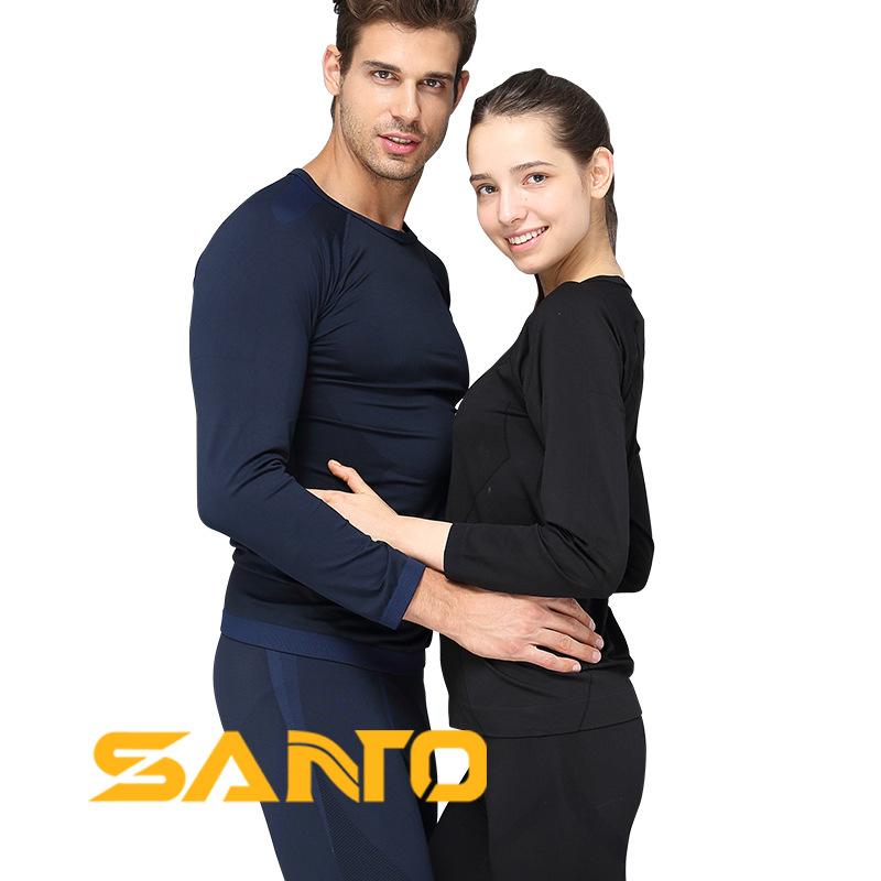 Fashion Wholesale 4 Color Oem Thermal Underwear Couples Sports Thermal Underwear Set Wicking