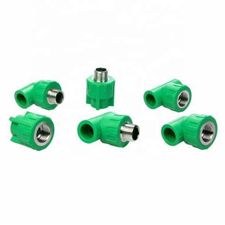 REHOME factory OEM  insert brass Hot Water bathroom fitting Brass Sanitary accessories PN10 PPR pipe fittings
