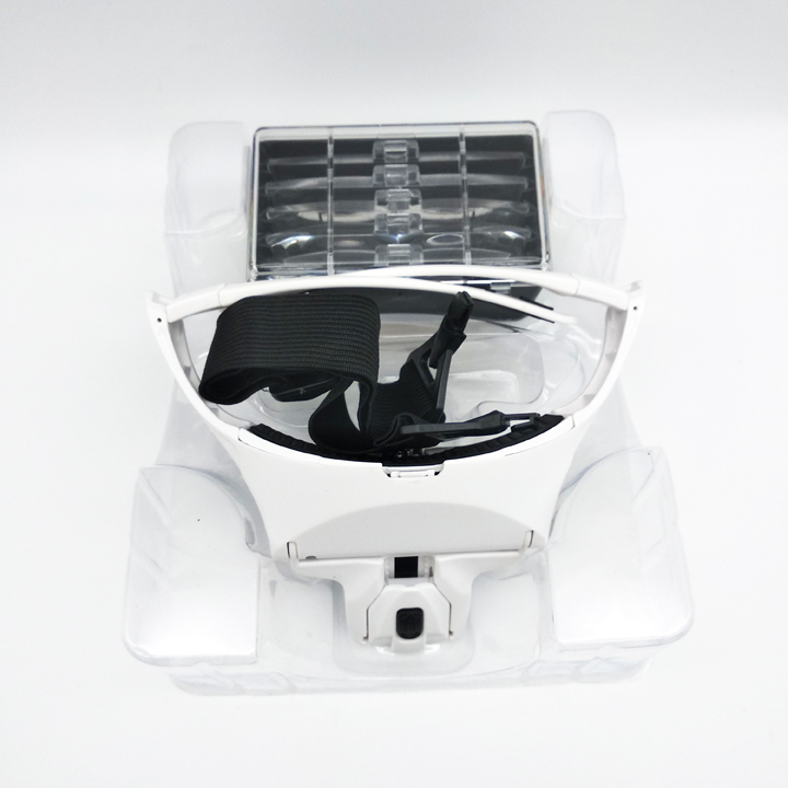 Ready To Ship Magnifying Glass Top Selling Led Head Magnifier