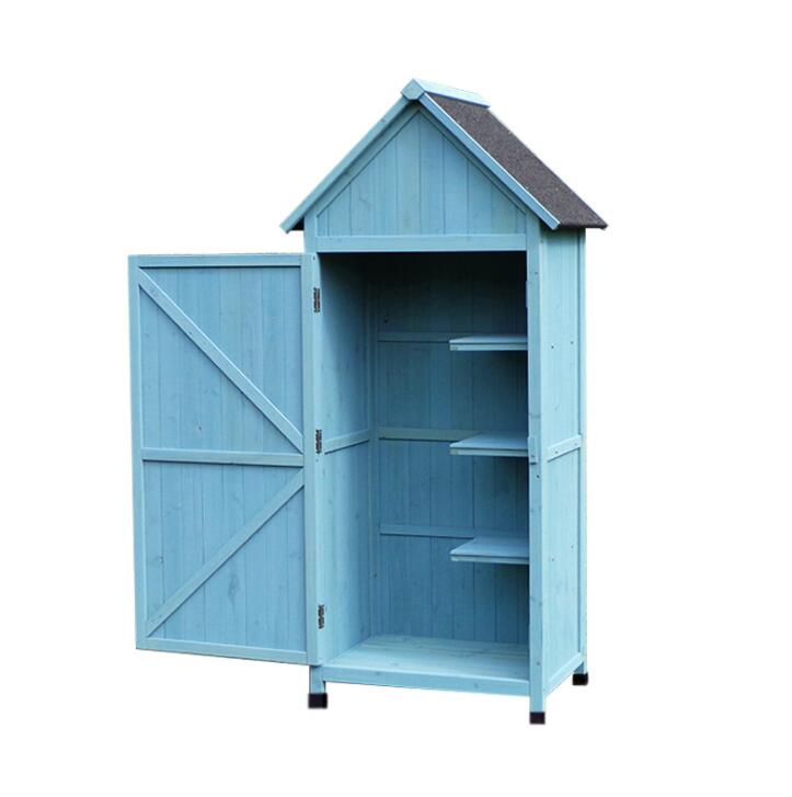 Outdoor cabinet Garden tool room anti-corrosion storage cabinet mobile box outdoor sundries storage room Sheds Storage