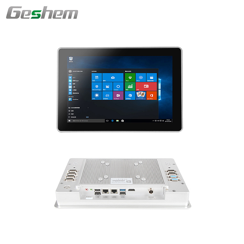 Промышленная сенсорная панель ПК 12 15 21 дюйм J1900 i3 i5 6 COM 2 LAN