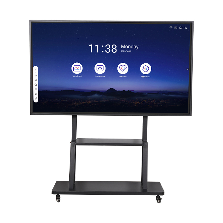 Commercial custom 65 75 85 86 98 100 Inch multifunction portable smart board interactive whiteboard for education