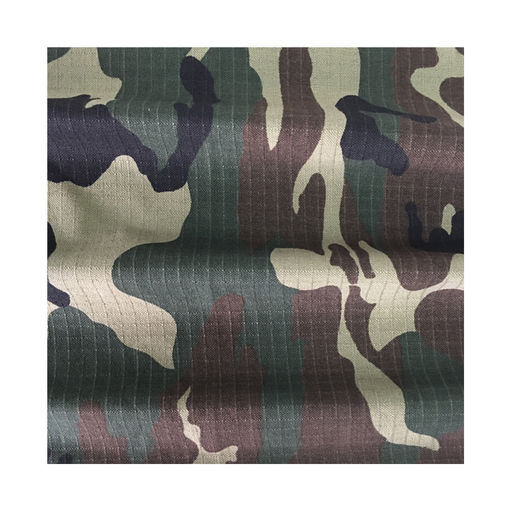 suppliers hot selling knit fabric printed cotton Spanish woodland camouflage fabric