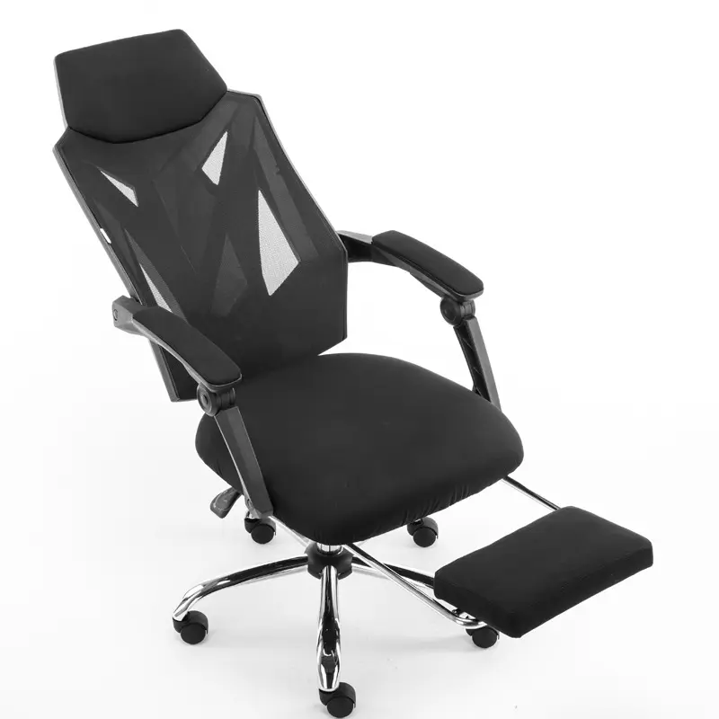 Computer manufacturers simple gaming chair black and white mesh home ergonomic office chair