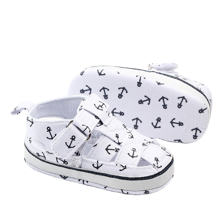 Hot Saling Baby Shoes Cotton Hollow Out Strap Toddler Boy Sandals