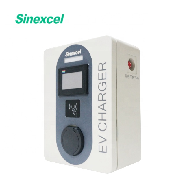 Sinexcel 7 кВт/22 кВт AC EV зарядное устройство с RFID картой с сертификатом CE TUV