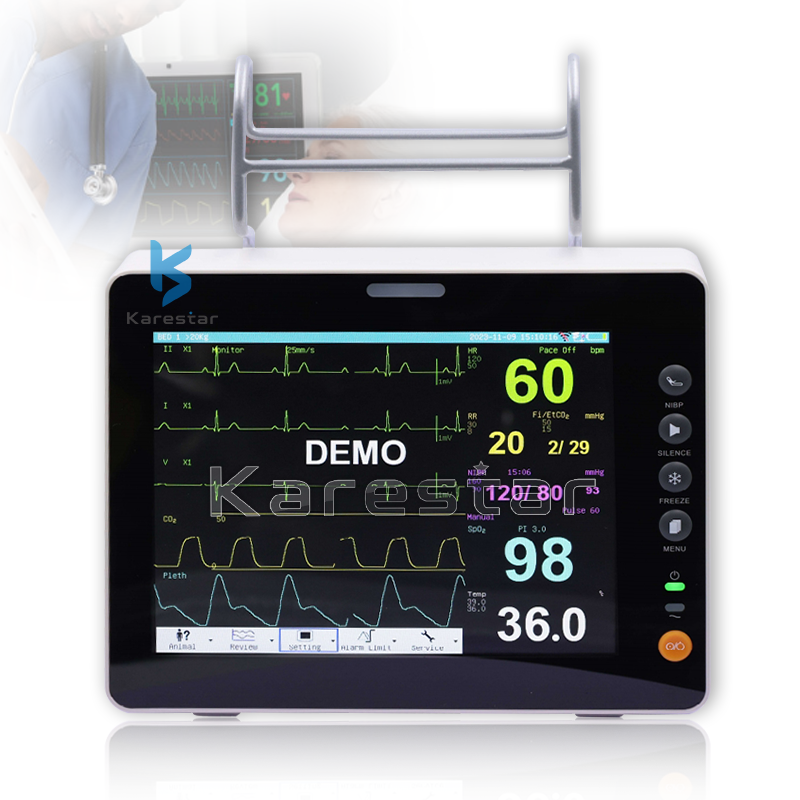 K-J50E ICU CCU Human Use Medical Hospital Ambulance Instrument Vital Signs Portable Multi-parameter Monitor