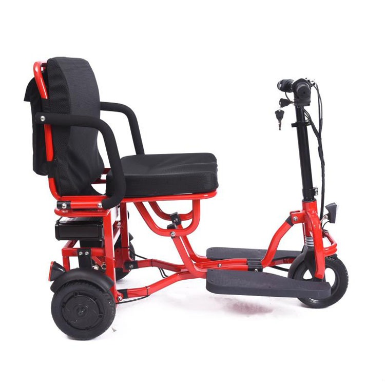New style portable pedal 3 wheel electric scooter for adults three wheels vehicles foldable electric scooter for elder