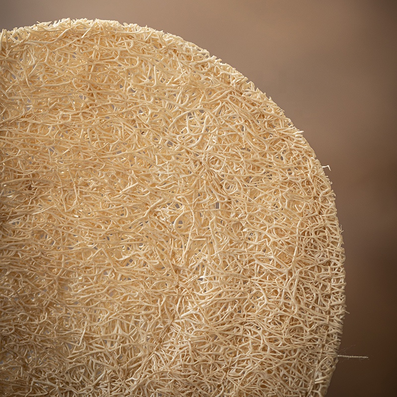 Круглый коврик для чашки Loofah, изолированный коврик для кастрюли, подставка для чая из ротанга, чайник, коврик, чайный набор, аксессуары