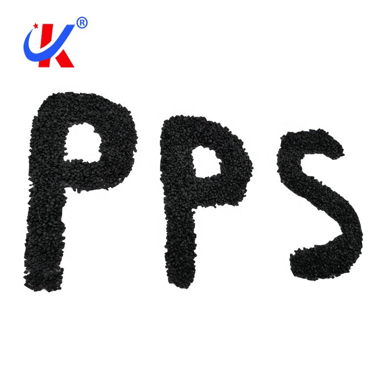 Пластмассовое сырье pps гранулы CF 10%-40% углеродное волокно Высокая жесткость износостойкая проводящая Смола PPS