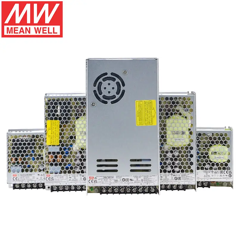 Meanwell LRS Power 3.3v 5v 12v 24v 36v 48v DC Switching Power Supply 1A 3A 5A 6A 10A 15A 20A 30A 40A 50A Rainproof Power Supply
