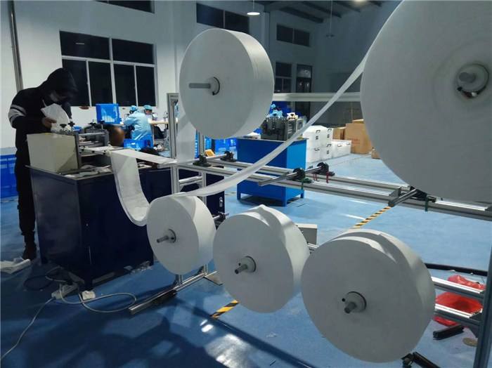 Fully Automatic Disposable Facial Covering Protector Production Line