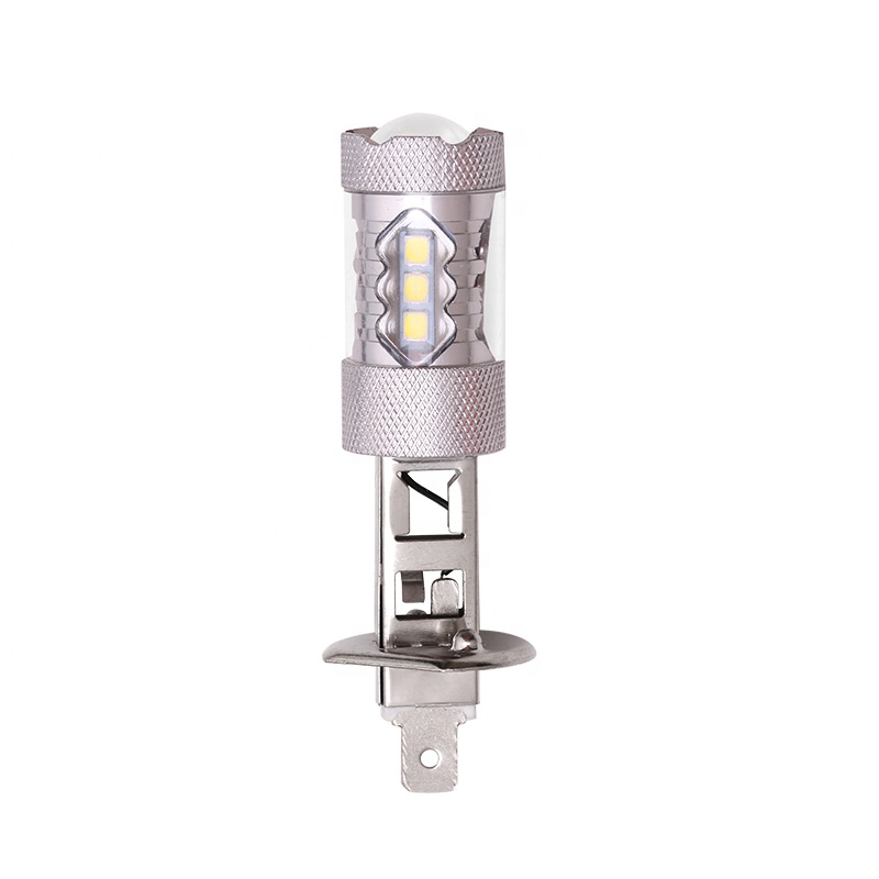 Автомобильный кронштейн для автомобильной фары H1 2835 16SMD 80W 6000K супер яркие фары Противотуманные фары DRL Вождения led лампа