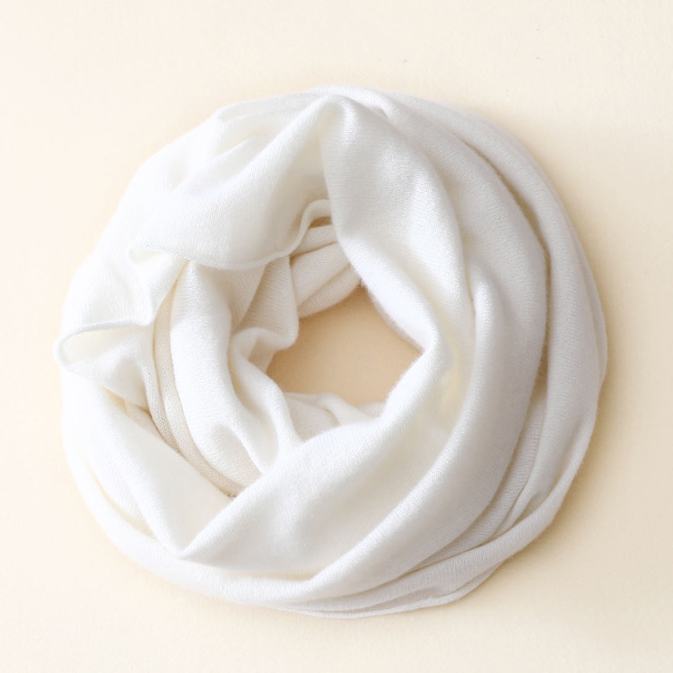 OEM/ODM European style vintage London loose 100% cashmere scarf wool custom variety color collar warm neckerchief manufacturer