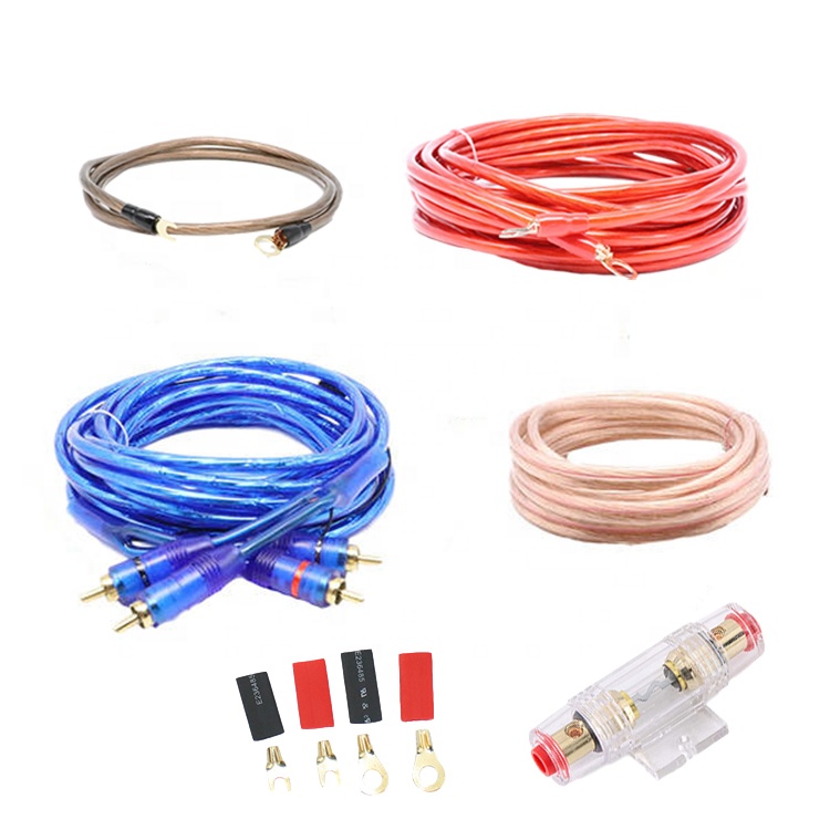 4 AWG Автомобильный Динамик Стерео аудио Установка кабель усилителя сабвуфера 4ga комплект amp 4 guage комплект проводов amp Комплект ofc