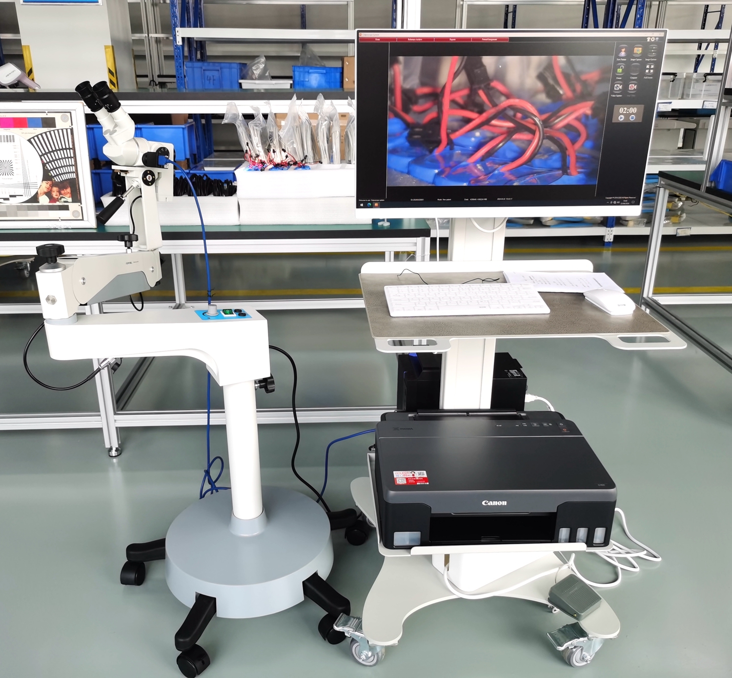 Ultrasonic Optical Electronic Equipment Binocular Microscope Colposcopy Kernel Colposcope Kn 2200